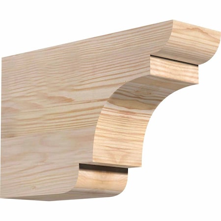 Ekena Millwork New Brighton Smooth Rafter Tail, Douglas Fir, 3 1/2"W x 8"H x 12"L RFT04X08X12NEB00SDF